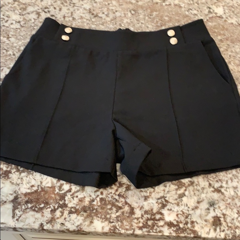 Black dress shorts